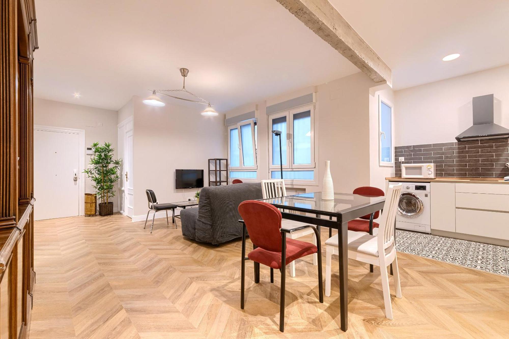 Euskalduna, Vivienda Turistica Moderna Y Renovado Bilbao Dış mekan fotoğraf